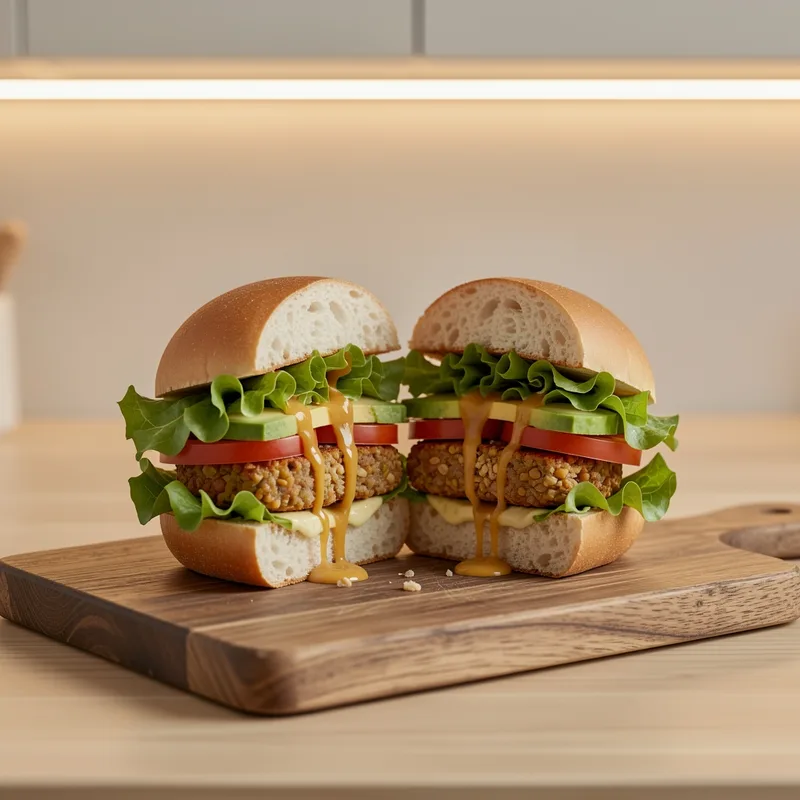 Burger végétarien maison : recette facile et économique