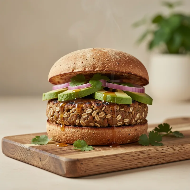 Burger veggie maison : recette riche en protéines et économique