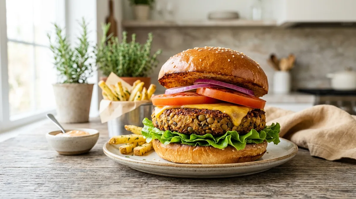 Burger végé maison : recette pour une galette qui tient
