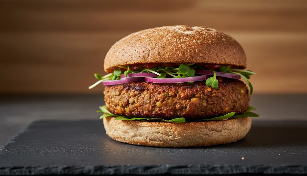 Hamburger végétalien protéiné : recette et astuces pour un burger ferme et gourmand